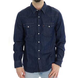CAMICIA ICONIC WESTERN BLU